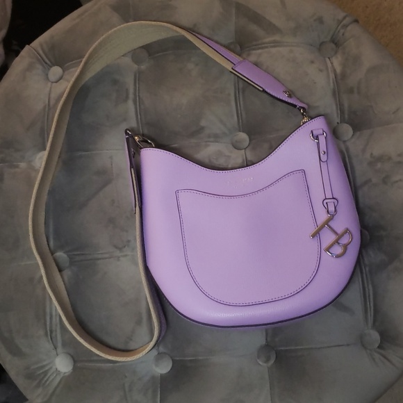 henri bendel Handbags - Henri Bendel Lilac West 57th Mini Crossbody Hobo